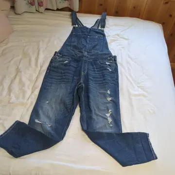 데님 블루 오버롤 사이즈 80cm
