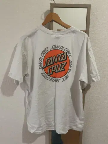 SANTA CRUZ 산타크루즈 화이트 티셔츠