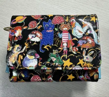 tsumori chisato 3단 폴더형 지갑 숲의 동물