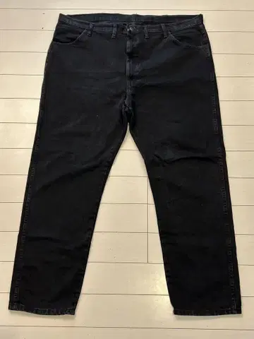 W44 L30 RUSTLER 블랙 데님 후 염색 levis 501