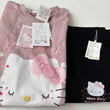 헬로키티 50주년 룸웨어 파자마 L 사이즈 반팔