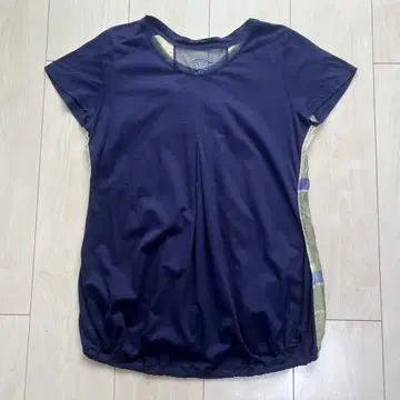 Y2K 00s 마리떼 프랑소와 저버 티셔츠 체크 절개