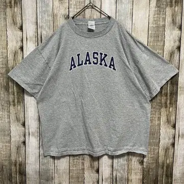 F3 알래스카 ALASKA 아치 로고 오버 사이즈 티셔츠 XL 2L