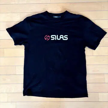 SILAS 로고 티셔츠 블랙 L 사이즈