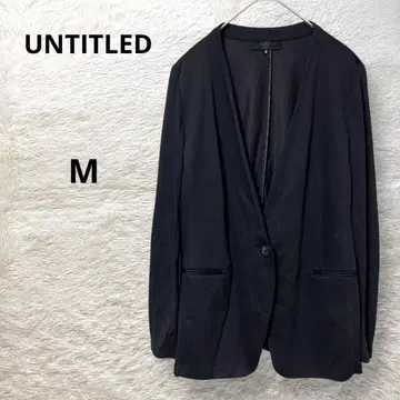 UNTITLED 월드 일본제 긴팔 자켓 시스루 얇은 소재 여름용 M