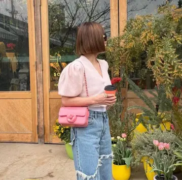 [당일 완판] cygne 라메 가디건 Clarisse 핑크
