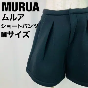 MURUA 무루아 블랙 숏 팬츠 M 사이즈 6-124