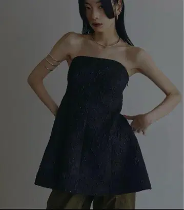 MEDI 2웨이 자카드 베어 톱