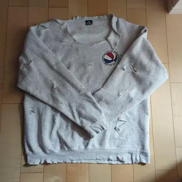 Pepsi 데미지 맨투맨 트레이닝복