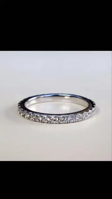 플라티나 950 다이아몬드 0.23ct 풀 이터니티 반지 10호