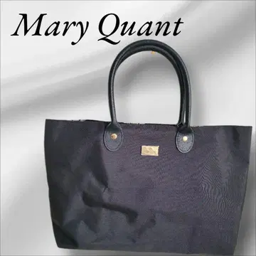 Mary Quant 블랙 나일론 토트백