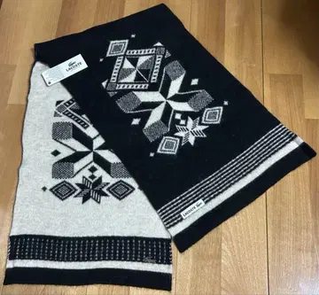 LACOSTE 라코스테 기하학 패턴 머플러 리버서블