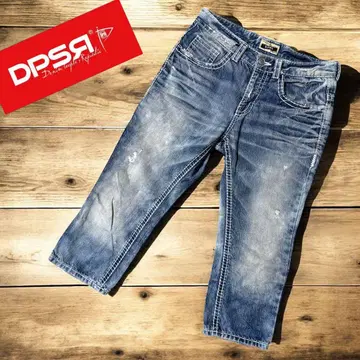 DPSR 스티치 가공 크롭 청바지 7부 기장 인심 S 사이즈