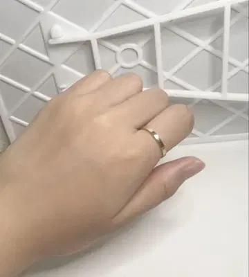 심플 골드 밴드 반지