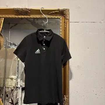 사@ 아디다스 adidas 셔츠 피케 셔츠 반팔 블랙 검정