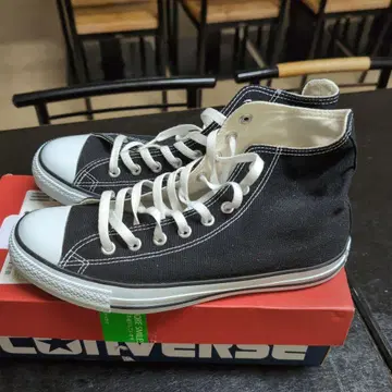 CONVERSE CANVAS ALL STAR HI 블랙 28.0
