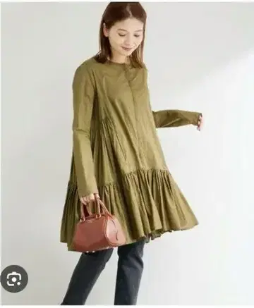 merlette 저널 스탠다드 쓰지 나오코 콜라보 카키
