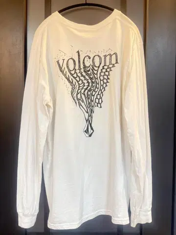 Volcom 롱 슬리브 티셔츠 L/G 화이트