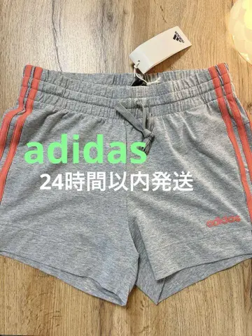 아디다스 그레이 숏 팬츠 스트라이프