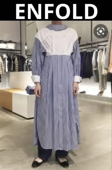 새상품급 엔폴드 스트라이프 원피스