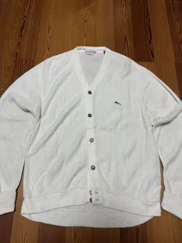 IZOD 화이트 가디건 M 사이즈