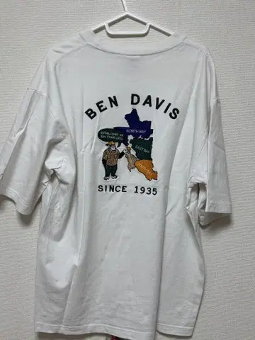 BEN DAVIS 티셔츠 백 프린트