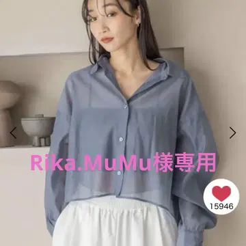 LOWRYS FARM 시어 셔츠 LS 숏