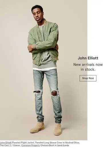 John Elliott 존 엘리엇 Cast 2 Odeon 데님 30