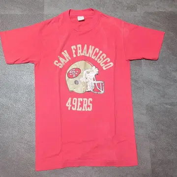 80s 챔피온 트리코 태그 티셔츠 샌프란시스코 49ERS