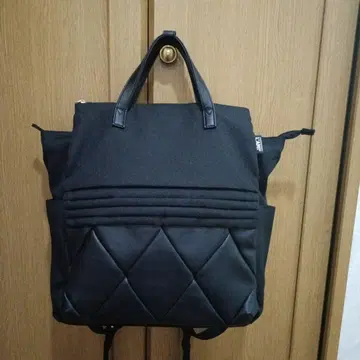 펠리시모 5층 고르지한 레이어드 백팩 퀼트풍 콤비