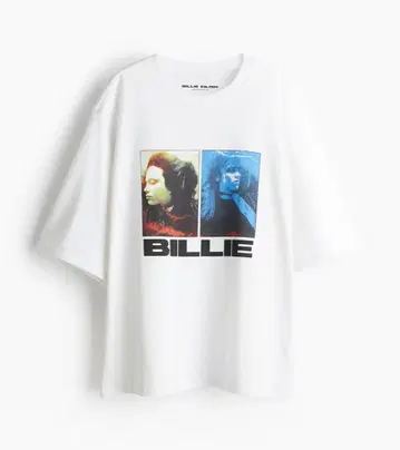 Billie Eilish 빌리 아일리쉬 H&M 티셔츠 XL 서양 POP