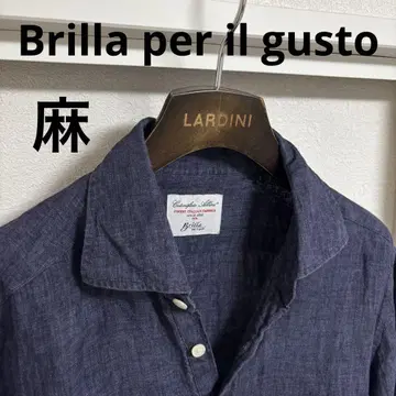 Brilla per il gusto 린넨 풀오버 셔츠 S