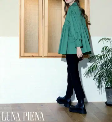 LUNA PIENA 레이스 개더 블라우스