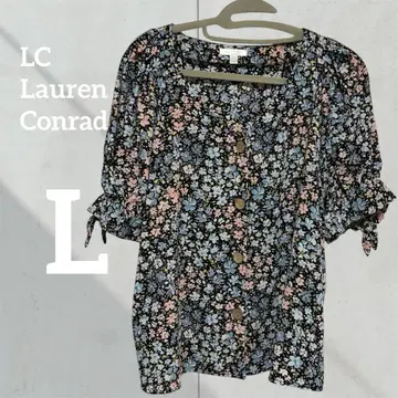 LC Lauren Conrad [L] 꽃무늬 블라우스 봄/여름