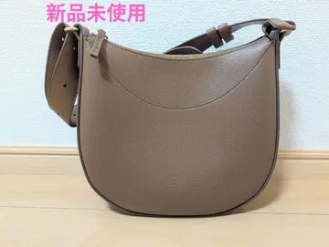 유니클로 유니클로 가죽 터치 원 핸들 백 브라운