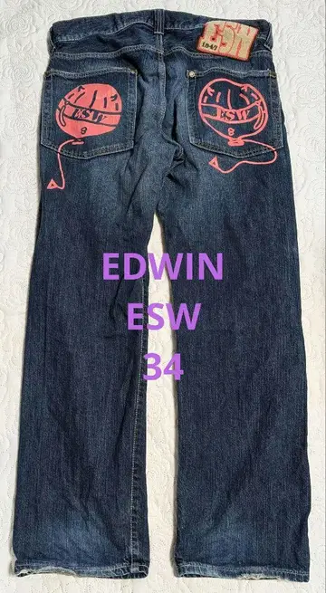 EDWIN ESW 스트릿 패션 페인트 34