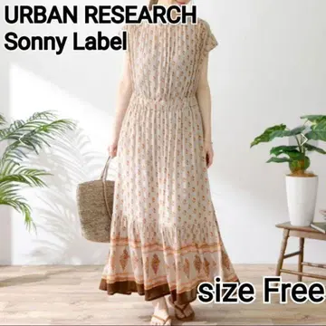 URBAN RESEARCH Sonny Label 맥시 원피스 쉬폰