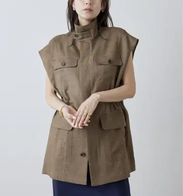드로잉 넘버즈 콘티넨탈 린넨 베스트