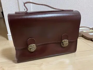브라운 가죽 숄더백 Mel