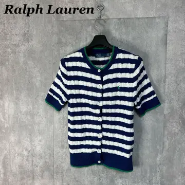 Ralph Lauren 보더 반팔 케이블 니트 S