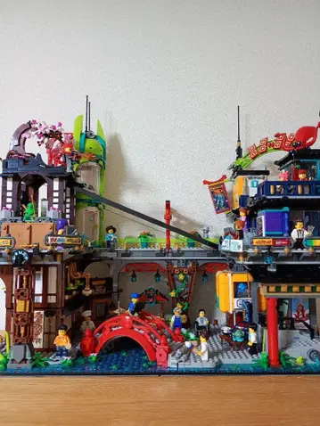 레고 LEGO 닌자고 닌자고 시티 마켓 71799 중고