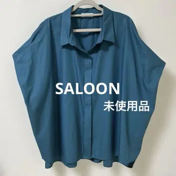 SALOON 프론트 오픈 셔츠 블라우스 미사용품