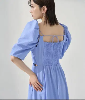 최종 가격 인하! 3way 퍼프 슬리브 원피스 frayid