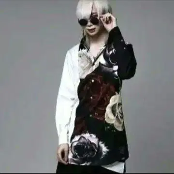 civarize V계 ptw 락 88 셔츠 꽃무늬 플라워 롱