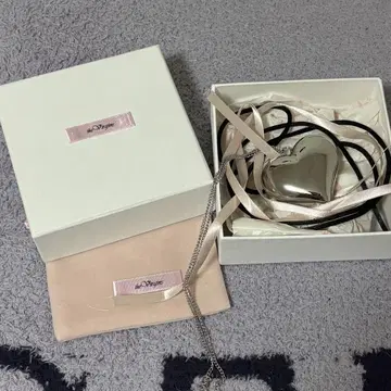the Virgins 목걸이 하트 리본 3way