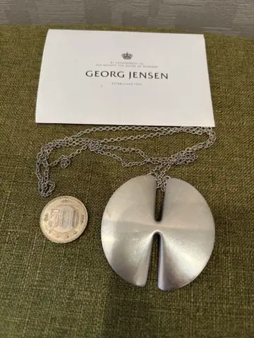 레어 조지 젠슨 GEORG JENSEN 롱 목걸이 80cm