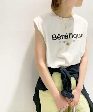 SPICK & SPAN Benefique 로고 프렌치 T 프리 사이즈