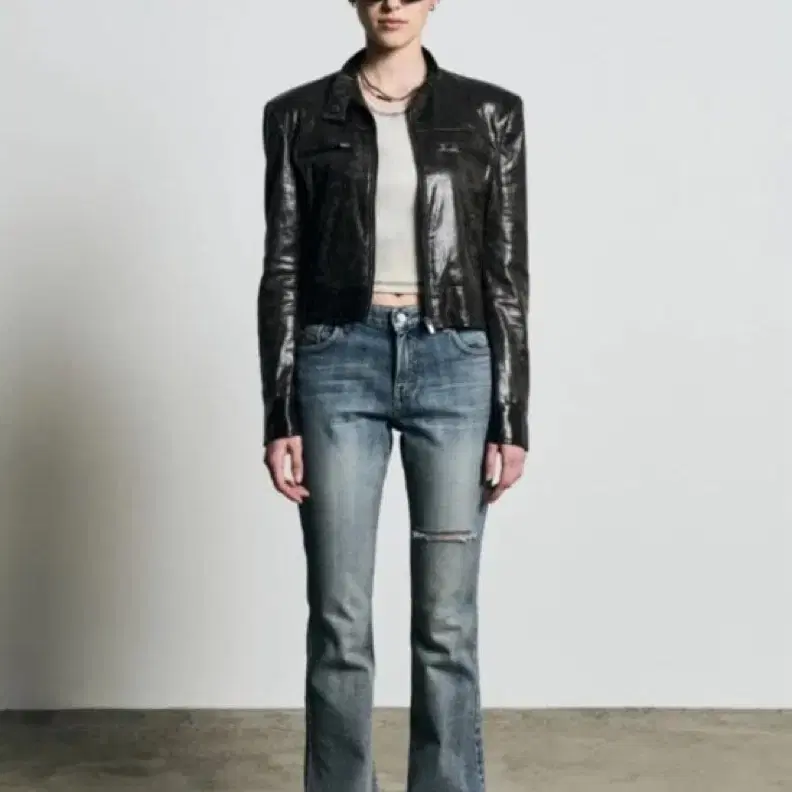 【BOHEMIAN SEOUL】FRONT POCKET BOOTS CUT DENIM PANTS bohemian seoul】FRONT POCKET BOOTS CUT DENIM PANTS (BOHEMSEO