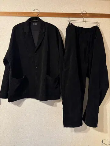 MUJILABO 코듀로이 자켓 와이드 팬츠 셋업