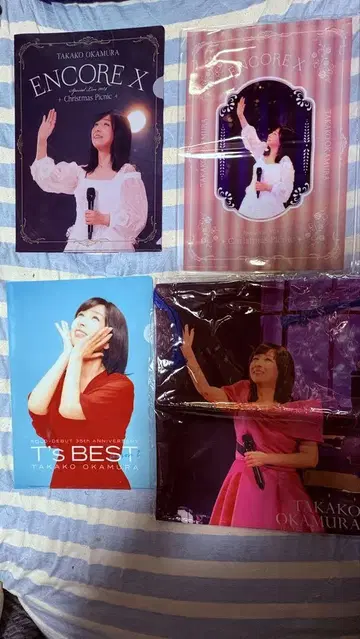 오카무라 타카코 파우치, 클리어 파일, 복조리~굿즈! 새상품!